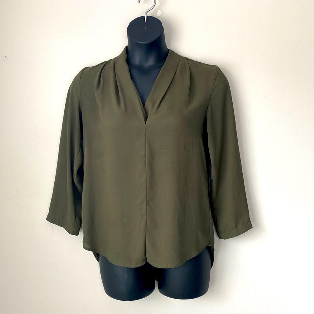 Mossimo Women’s Olive Green Blouse